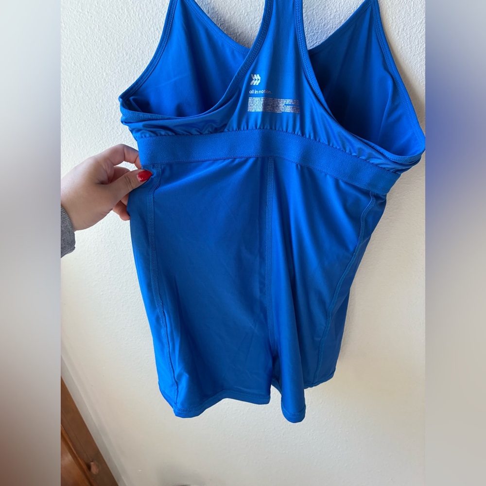 EUC All in Motion Women's Flex Strappy Exercise Dress in Royal Blue (Size:L) - Picture 10 of 12